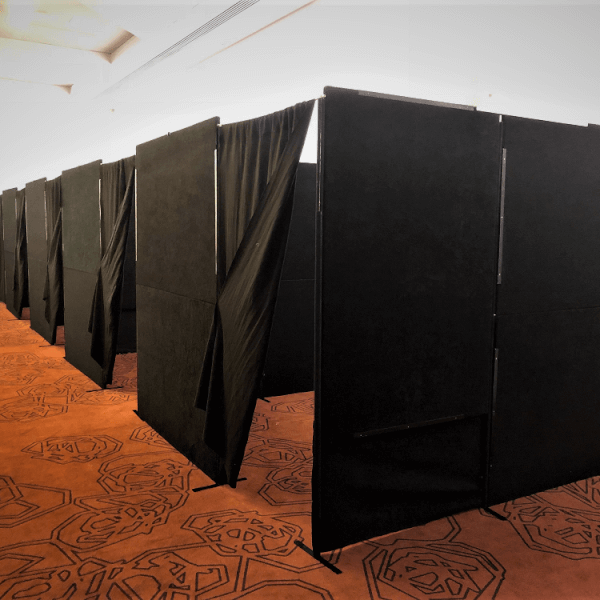 3 x 3.6 x 2.4 Booth for medical trade show